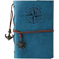Los mejores  - MALEDEN - Cuaderno de viaje-bloc de notas (piel sintética)- diseño retro
